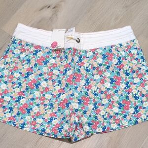 Boden Multicolor Floral High-Waist Women’s Shorts
